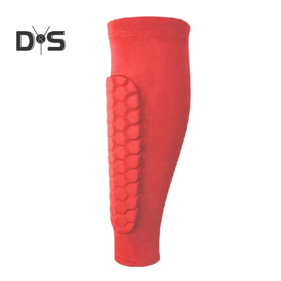 Soccer Shin Guard Sleeves Calf Compression Sleeve with Honeycomb Pads Leg Protection Shin Pad for Kids And Adults Soccer Football Sports