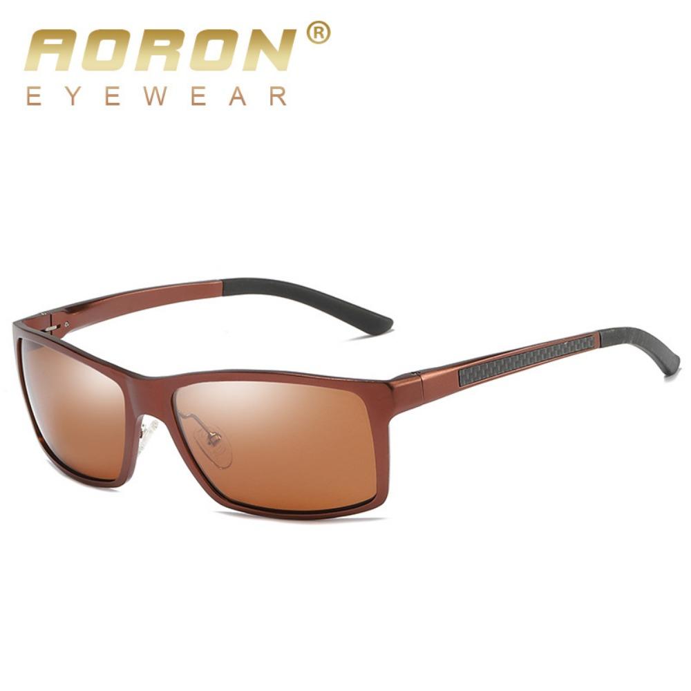 aoron Men's Aluminum Magnesium Polarized Sunglasses Glasses Sunglasses Driving Glasses Glasses