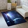 Colors Dreamy Carpet Night Sky Planets Landscape Pattern Mat Gradient Artistic Home Decor Anti-slip Rug for Living Room Bedroom