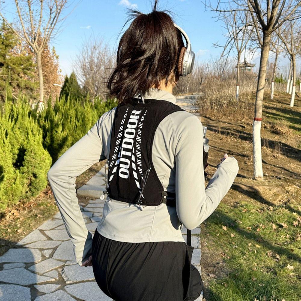 Vest Style Running Vest Nylon Trail Running Backpack Reflective Running Bag  For Women Men