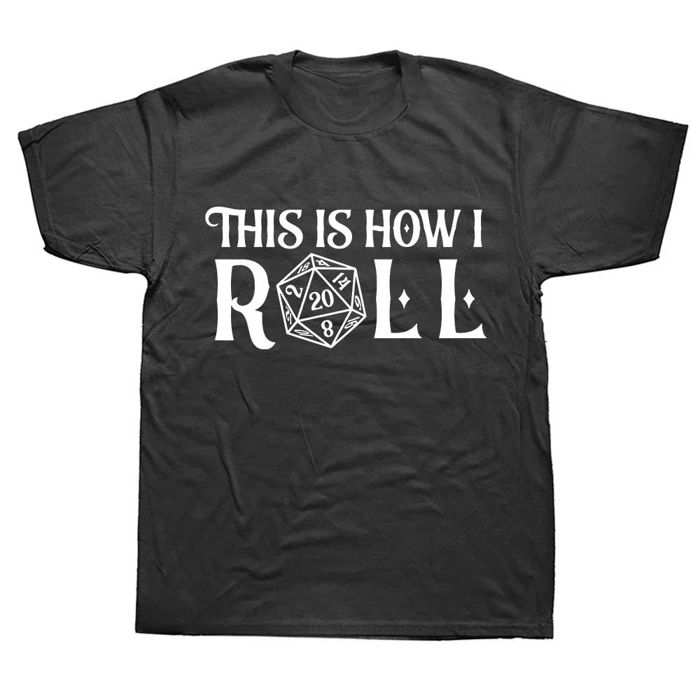 Summer Its Fine Im Fine DND Streetwear Dungeon Dragon T Shirt Tops Tees Dnd Dragon Dice Rpg TShirt Men Clothing Hombre