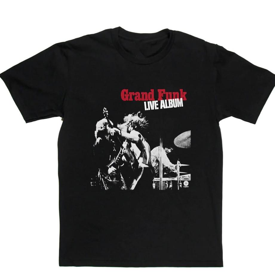 Grand Funk Railroad Live Album Cotton Unisex Shirt TS233 S