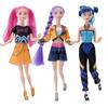 Doll Toys Kpop Demon Hunters Action Figure Toy Rumi Mira Zoey Beautiful Princess Baby Girl Dolls Plastic DIY Toy for Girls