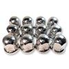 Lezalic Stainless Steel Nut JIS 55mm Mirror for for Large Dump Decorative Custom Universal Fit of 12 Caps, 41mm, Height, Finish, 6/8" Holes, Trucks,