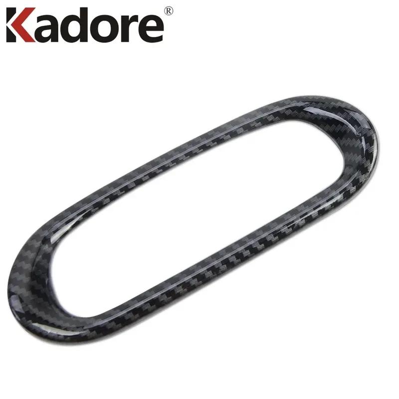 For Chevrolet Blazer Carbon Fiber Car Head Light Lamp Switch Button Panel Cover Trim Interior Accessories