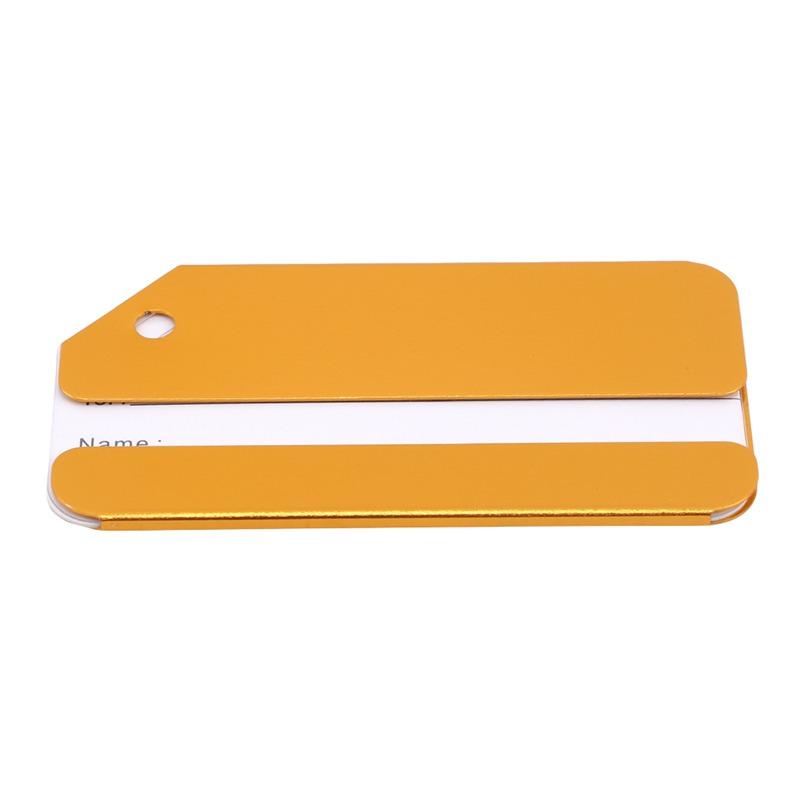 Kofferanhänger für Koffer Aluminium Datenschutz Gepäckanhänger Gepäckidentifikator Reisezubehör Essentials