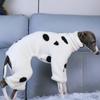 Winter Pet Pajamas Warm Print Soft Coat Pet Pajamas Warm And Comfortable Italian Greyhound Whippet Four-legged Dog Clothes
