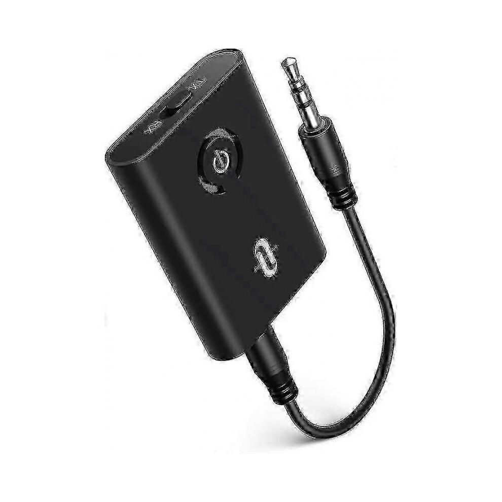 Taotronics 2-in-1 Bluetooth 5.0 Trasmettitore/Ricevitore - aptX Low Latency - Adattatore Audio 3,5mm - fino a 10 h Batteria
