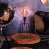 Black metal table lamp 21 cm