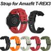 Silicone Strap for Amazfit T-REX 3 Smart Watch Strap Watchband T-Rex3 Sport Band With Strap Tool Accessory