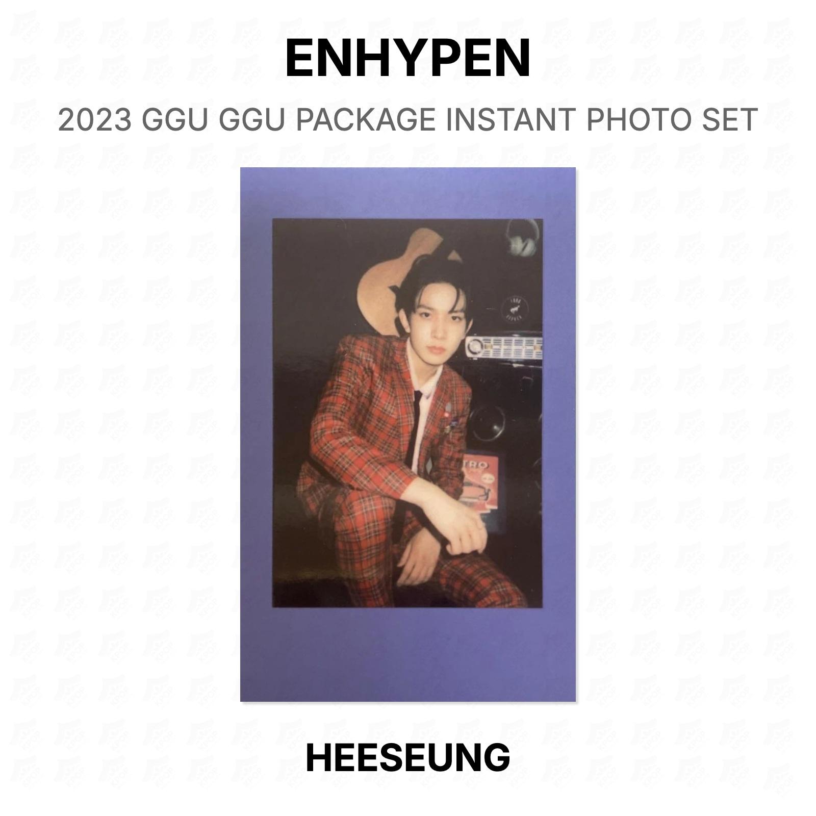 ENHYPEN 2023 GGU GGU PACKAGE Набор мгновенных фотографий Официальная фотокарточка HEESEUNG