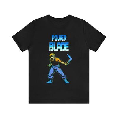 Power Blade NES Cyberpunk Stil Videospiel Pixel Art Unisex 100% Baumwolle T-Shirt Herren T-Shirts Top Großartiges Geschenk