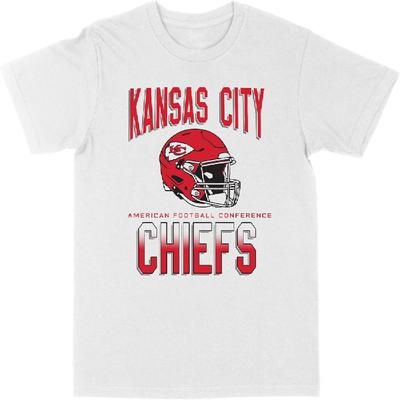 Philcos NFL Kansas City Chiefs Retro Helmet Design White T-Shirt