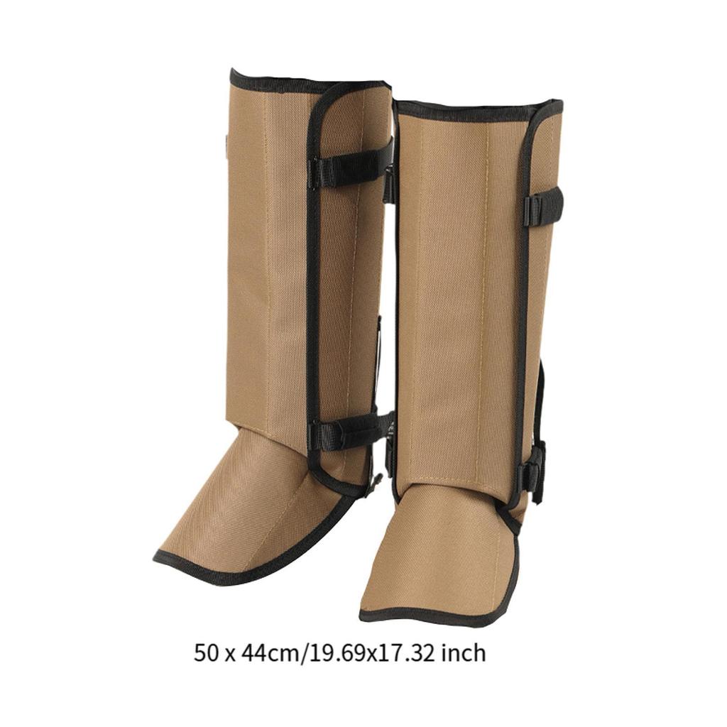 2Pcs Leg Gaiters Lightweight Waterproof Multipurpose Hiking Boots Covers for Camping Backpacking Outdoor Sports Travel Climbing