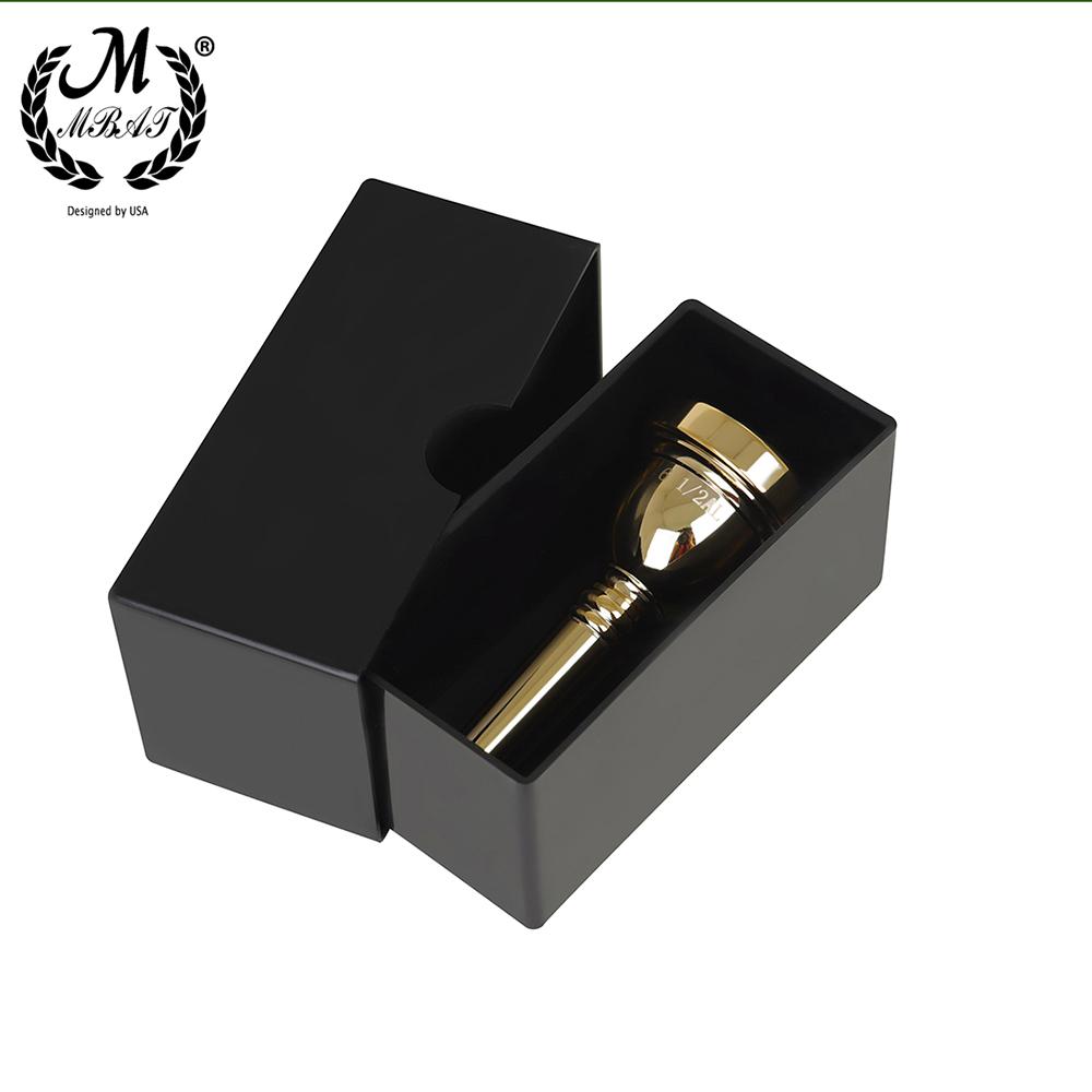 M MBAT 6 1/2AL Alto Trombone Mouthpiece Copper Alloy Material Silver Gold Color Trombone Mouthpiece Musical Instrument Accessory