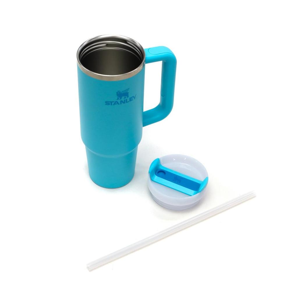 STANLEY Vacuum Slim Stainless Steel Straw 880ml Insulated Water Outdoor Splash H2.0 Quencher, 0.88L Tumbler, Bottle, Use, 10-10829