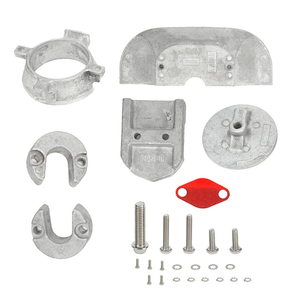 Aluminium Anode Kit 888756Q01 High Strength Rustproof for Mercruiser Alpha 1 Generation 2