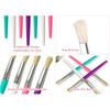 4Pcs Toddler Paint Brushes Set Coloful Paint Brush Set for Kids Round Bristle Tip Paintbrushes for Kids Beginners Art Supplies