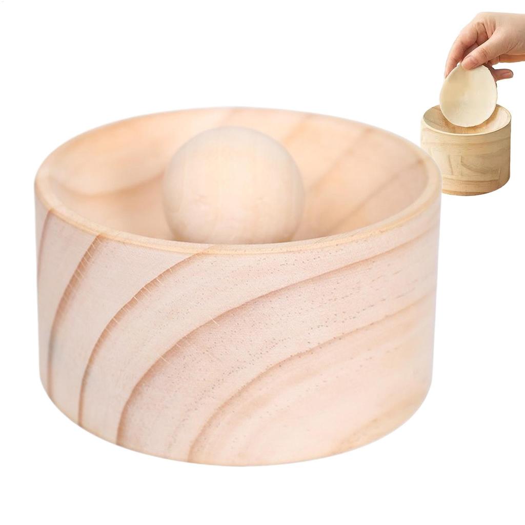 Dumpling Maker Non-Stick Wooden Manual Kitchen Gadgets Dumpling Mold Skin Maker Press for Home Kitchen Apartment Restaurant