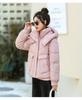 Women’s Short Hooded Windproof Thicken Warm Winter Jacket With Raglan Sleeves