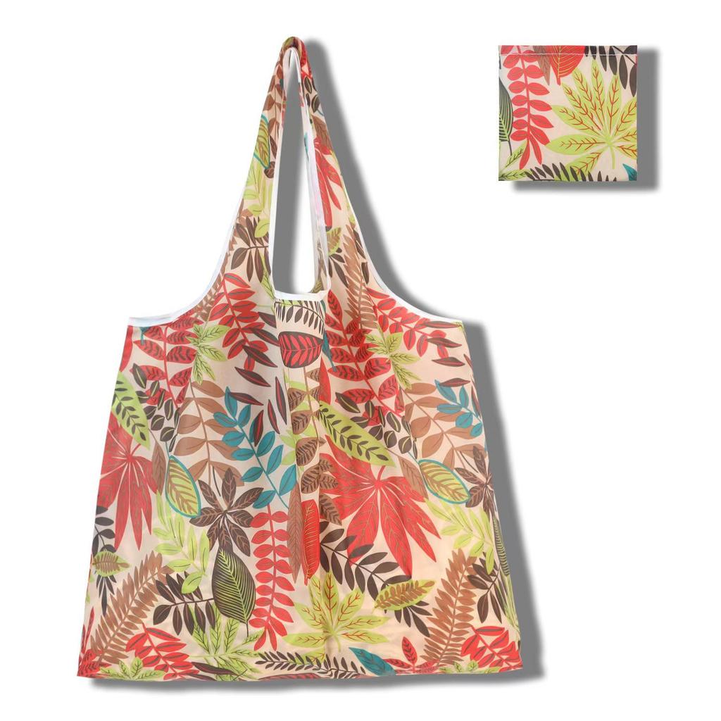 Eco-Friendly Large Capacity Foldable Tote Bag - Creative, Portable, Printed, and In Stock