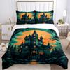 3pcs Bedding Set Castle Moonlight Includes 1 Comforter + 2 Pillowcases, Without Pillow Inserts, Soft Comfortable, Lightweight Breathable101