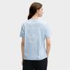 New FILA T Shirt Women's Glaze Grass Blue F11W528106F-LB