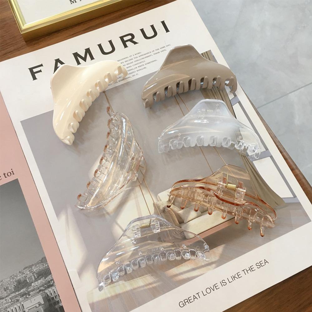 Ornaments Fashion Woman Geometric Korean Hair Claws Hair Accessories Ponytail Holder Crab Clips