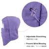 TRIWONDER Fleece-Nackenwärmer mit Windschutz und Gesichtsbedeckung für und mehr Kinder-Kapuze, Sturmhaube, Helm, Skifahren, Snowboarden, Angeln, (Helles Lila)
