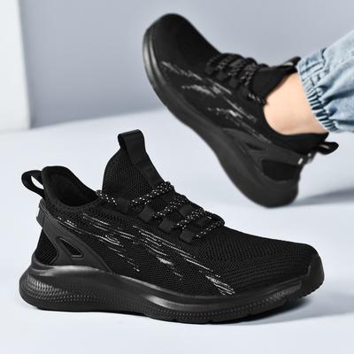 Fashion Men's Shoe Platform Lightweight Tennis Sneakers Summer Outdoor Running Mesh Breathable Travel Versatile Casual Shoes Size 45