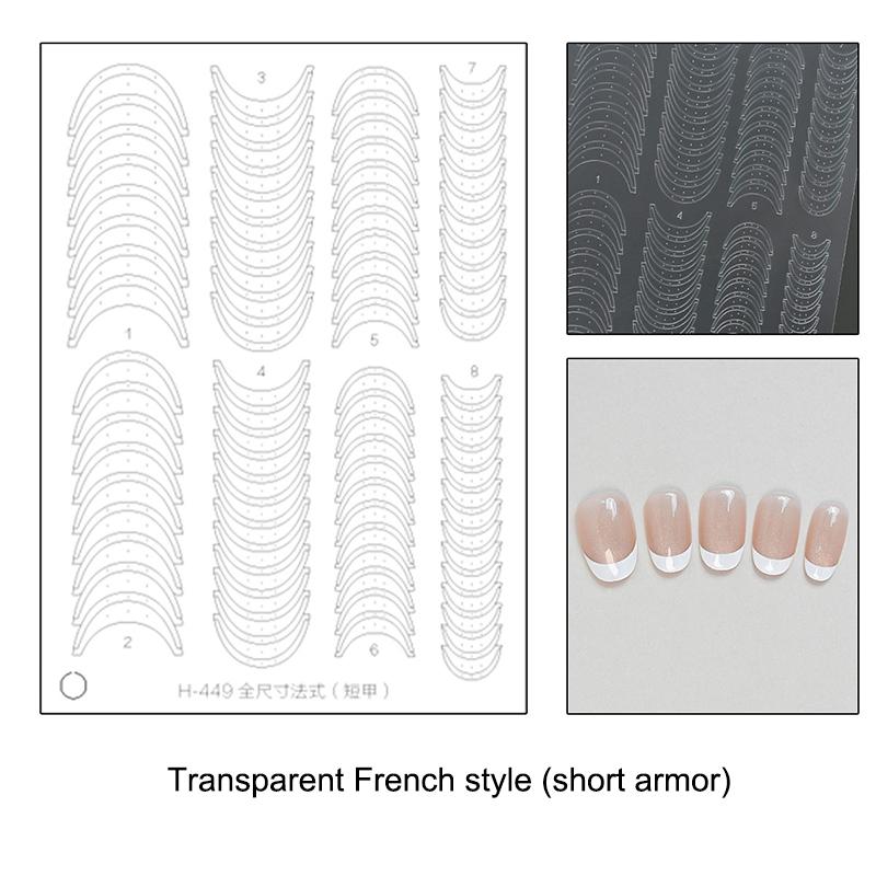 Flocon de neige creux transparent Feux d'artifice Cheval Autocollants pour ongles Pochoir aérographe Année du Cheval Série Nouvel An Décoration Autocollant pour ongles