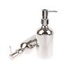 300/500Ml Silver Plating Soap Dispenser Bottle Empty Hand Press Refillable Lotion Bathroom Shampoo Shower Gel Container Accessor