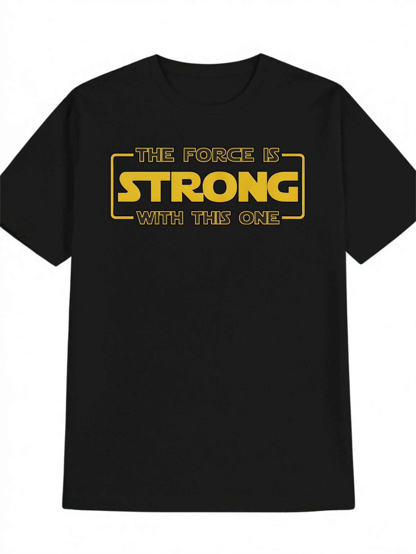 Casual Versatile Crew Neck T-shirt L