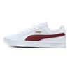Puma Baskets décontractées basses Smash Vulc Baskets unisexes Blanc Rouge 359622-22