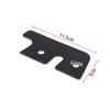 2Pcs Metal Sun Visor Clips Set Black For 2018-2023 Jeep Wrangler JL JT Gladiator