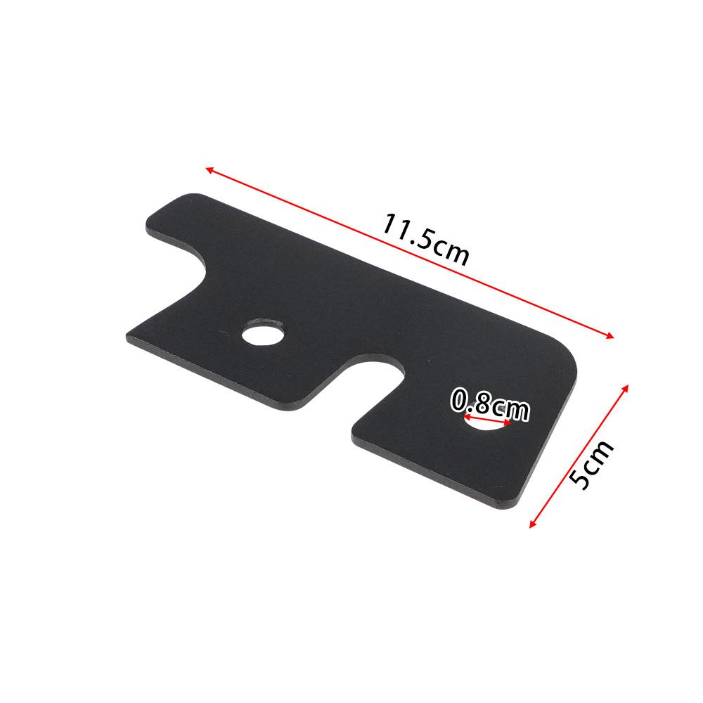 2Pcs Metal Sun Visor Clips Set Black For 2018-2023 Jeep Wrangler JL JT Gladiator