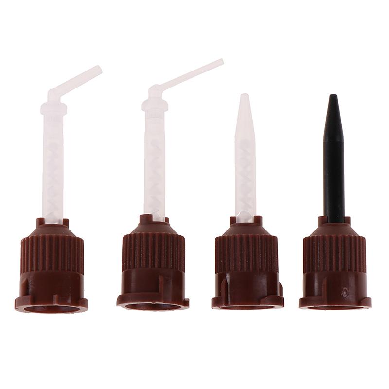 50 Pcs Dental Materials Impression Mixing Tips Silicone Rubber Mix Head