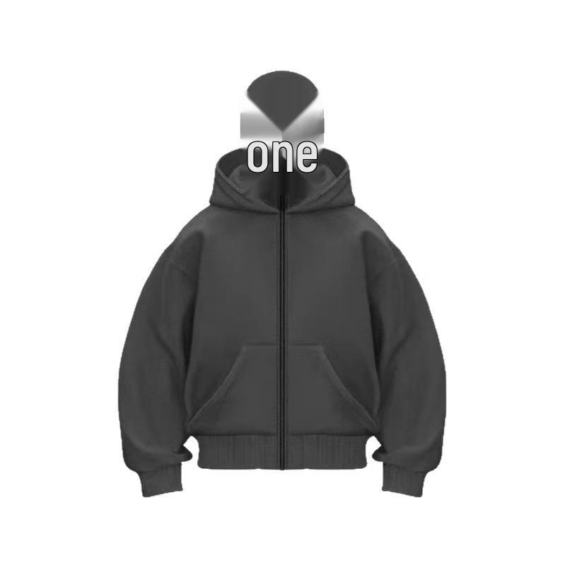 Men's Fleece Hoodie with Double Hood Design - European Size Loose Fit