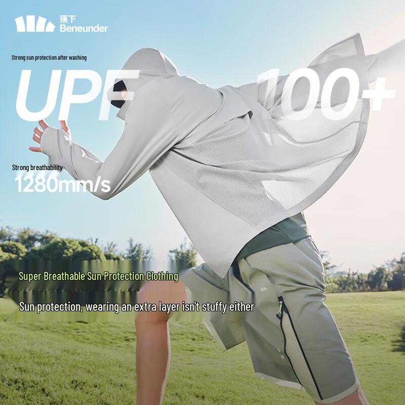 beneunder Men's AS934 Lightweight UPF100+ Sun Protection Jacket