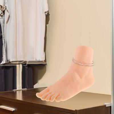 Fußmodell, Sockenständer, Schmuckständer, kurzer Strumpf, Knöchelarmband, zum Malen von Requisiten