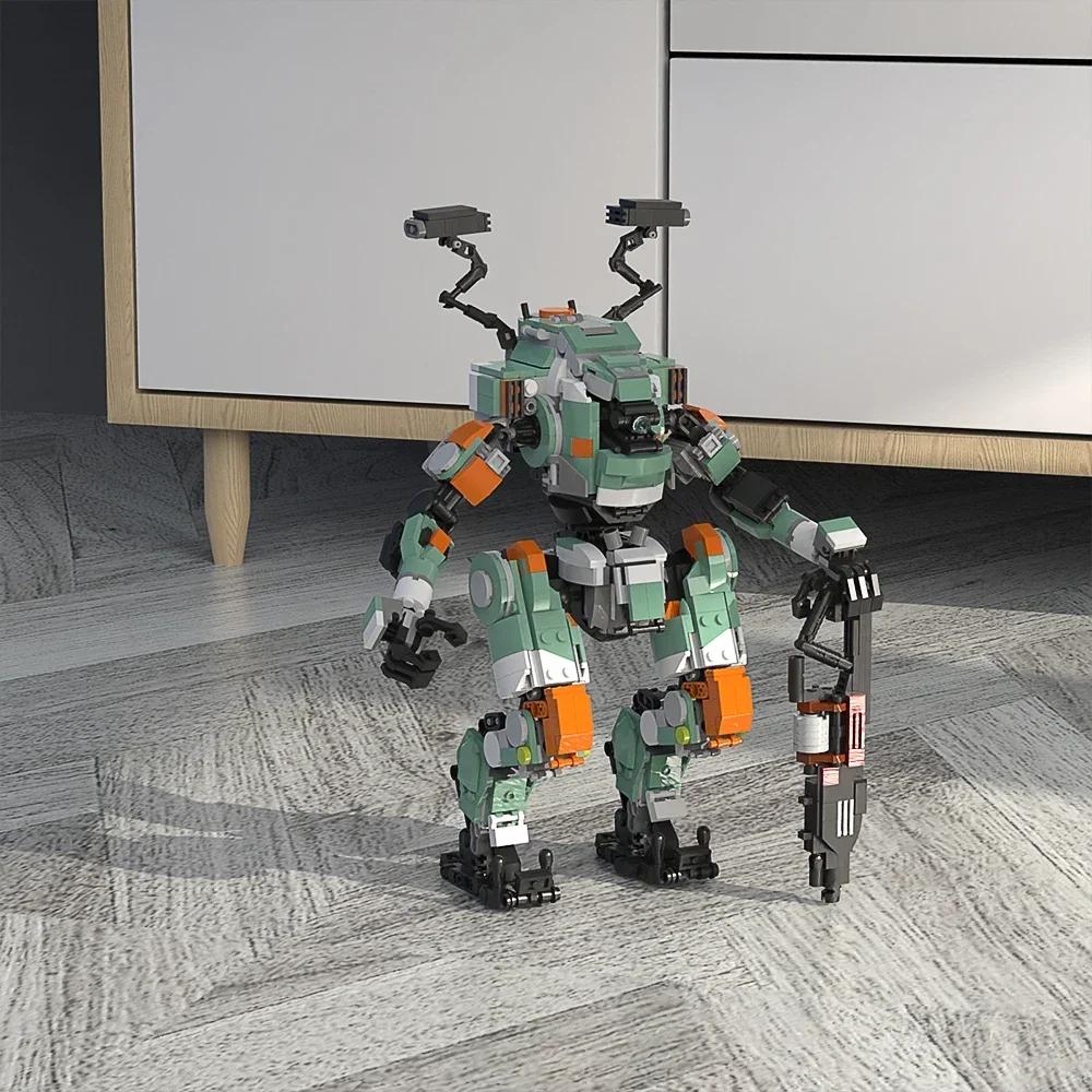 Moc Titanfalls BT-7274 Vanguard-class Titan Mecha Stavebnice Model Mech Warrior Mech-exoskeleton Robot Hračky Dětské Dárky