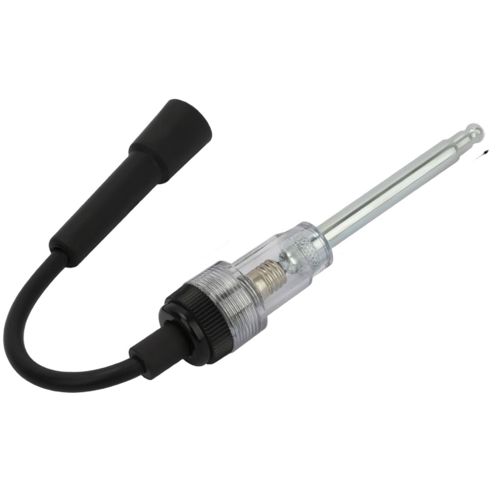 Inline Diagnostic Spark Tester for Engine Ignition System Coil with Indicator Light and Metal Connector for Cars