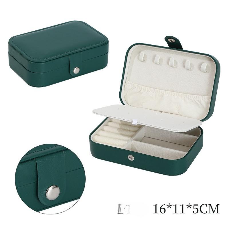Medium Jewelry Storage Box Simple Double-layer College Student Dormitory Exquisite Gorgeous Necklace Ring Packaging Box Jewelry