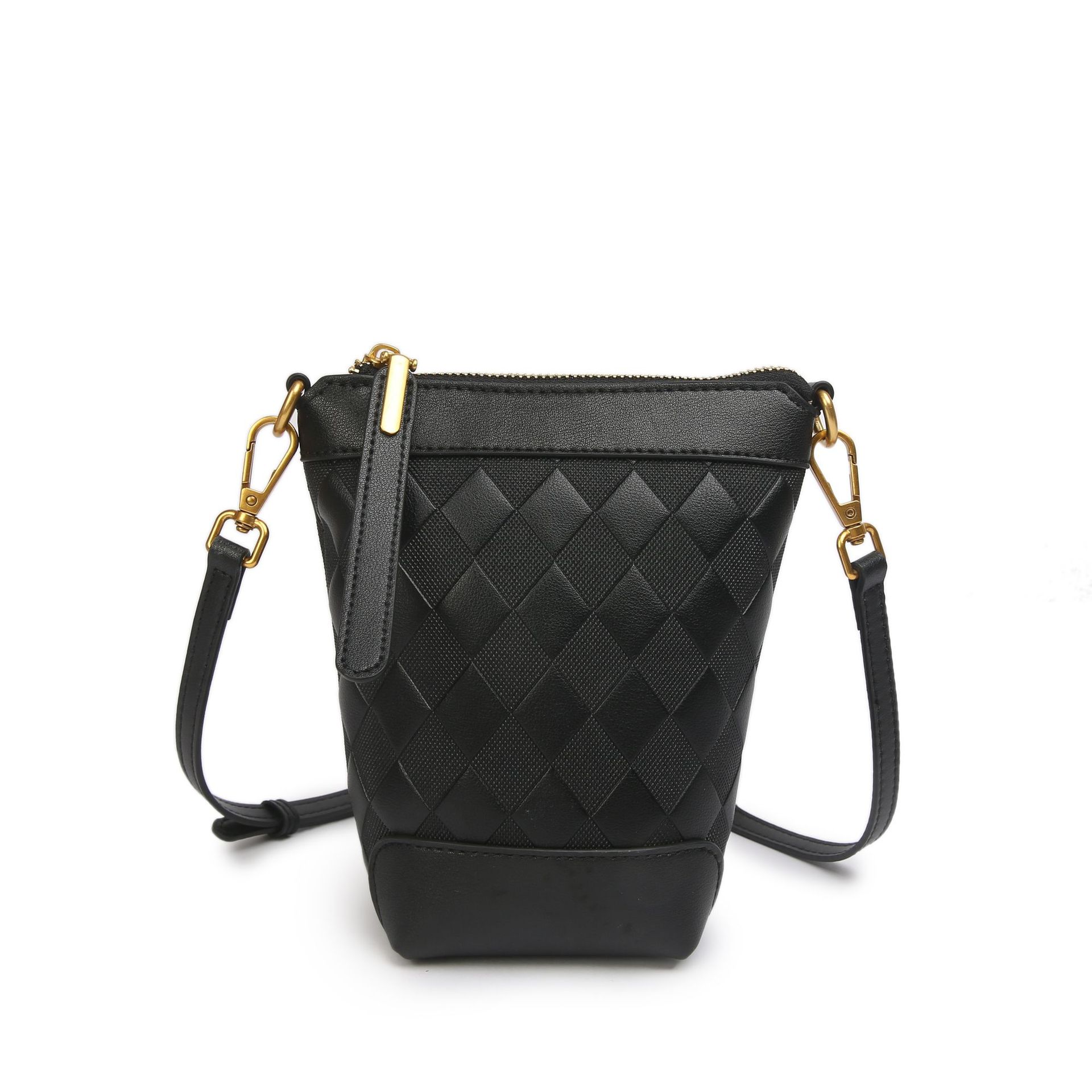 

Single Shoulder Versatile Fashion Women s Solid Color Messenger Bag чорний