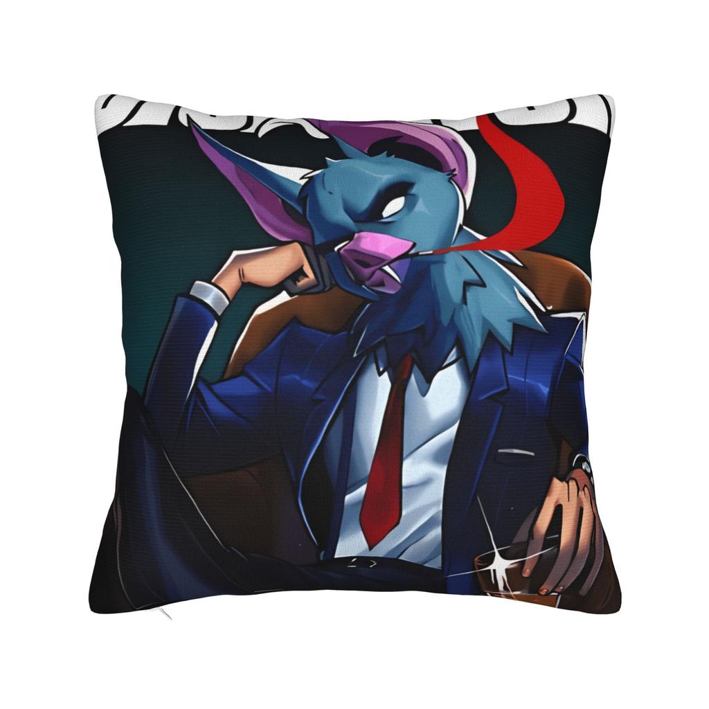Dispatch Game Characters Pillow Case  Funny Pillow Cover Square Pillowcases For Living Room Sofa