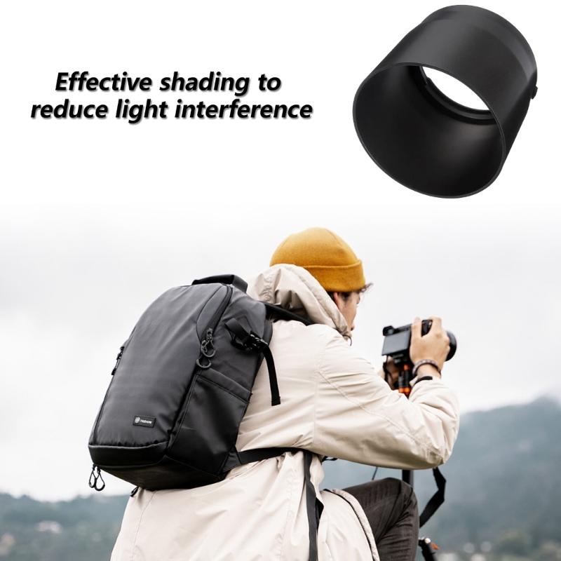 Camera Lens Sunshades for Enhances Photo Quality, for RF100-400mm F5.6-8&EF70-300mm f/4-5.6 Lens Models AntiGlare