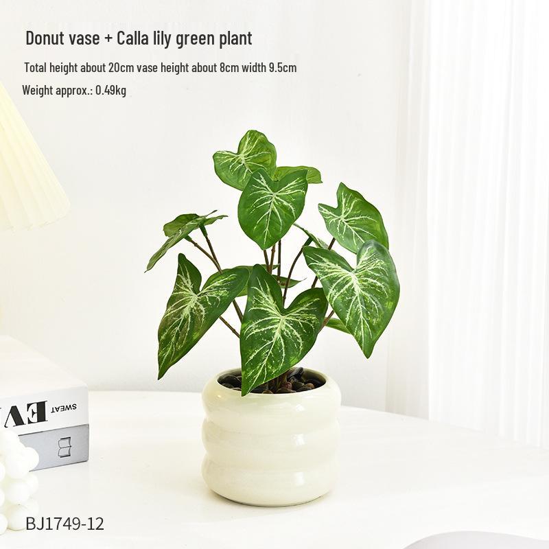 Artificial Flower Arrangement for Home or Office Décor: Living Room, Bedroom, Dining Table & Bonsai-Inspired