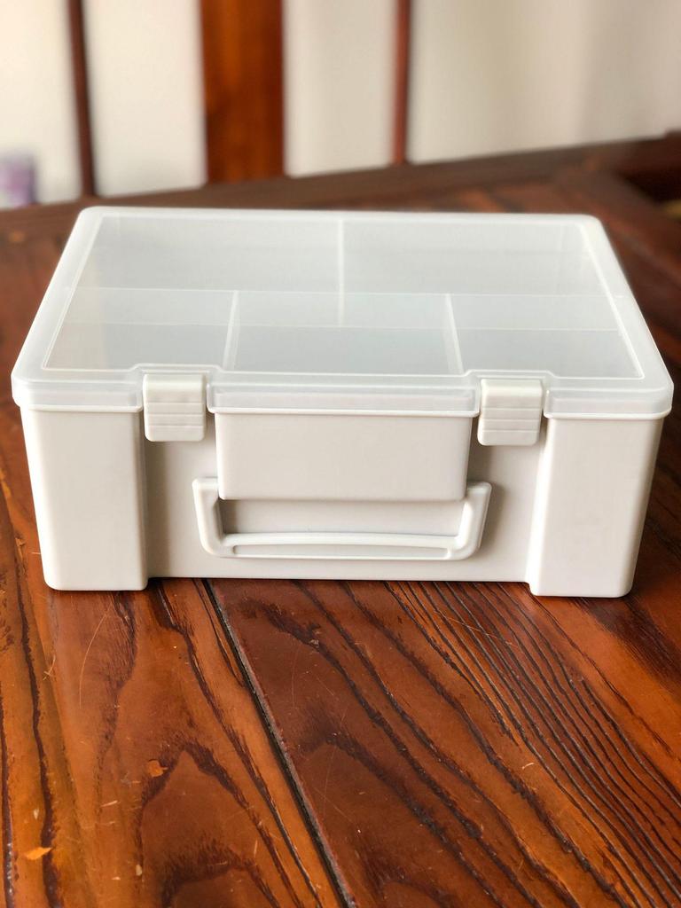 PP Transparent Double-Layer Lego & Toy Organizer Box