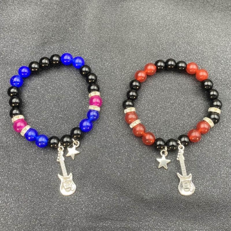 Halloween Spiders Couple Bracelet Trendy Heart Magnetic Matching Hand Jewelry