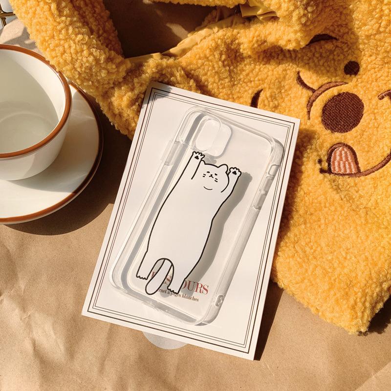 Funny Kitten Case for iPhone 14 iPhone 15 iPhone 16 Pro Max